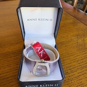 Anne Klein Lavender Watch with Silver Details